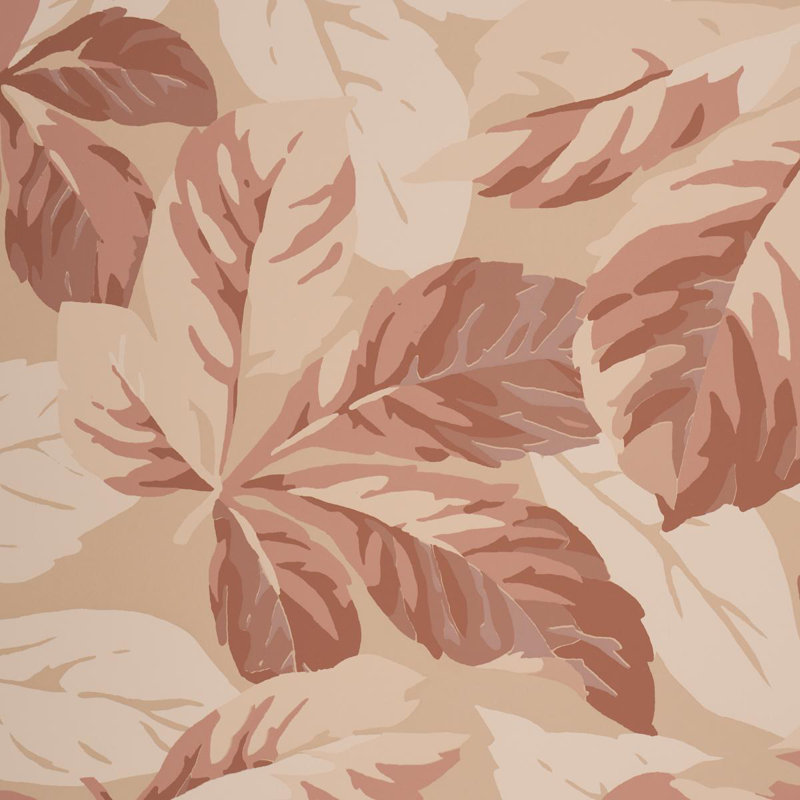 Arboreal Handprint Wallpaper, Orange