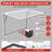Concession Window Aluminum Alloy Food Truck Service Window, Concession Stand Serving Window Door with Double-Point Fork Lock, Concession Awning Door Up to 85Degrees for Food Trucks, Glass Not Included-120256539