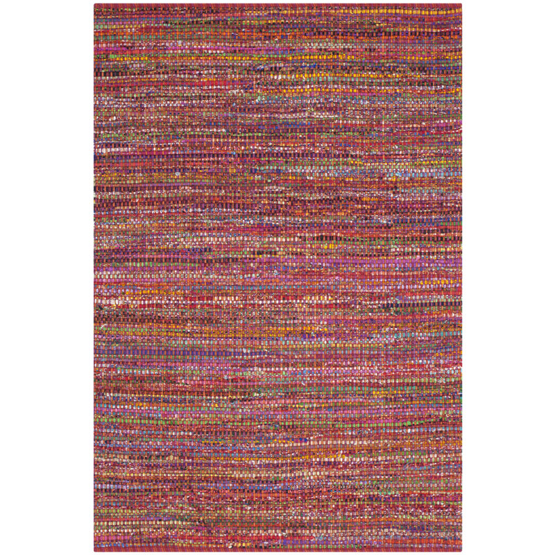 Hammd Hand Tufted Cotton Rug, Rectangle 4' x 6'