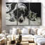 «Dog and Cat Friends» sur toile-1990136541