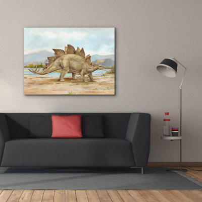 «Dinosaur Illustration I» par Ethan Harper, art mural sur toile