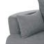 Chaise pivotante ronde avec coussins amovibles-465924833