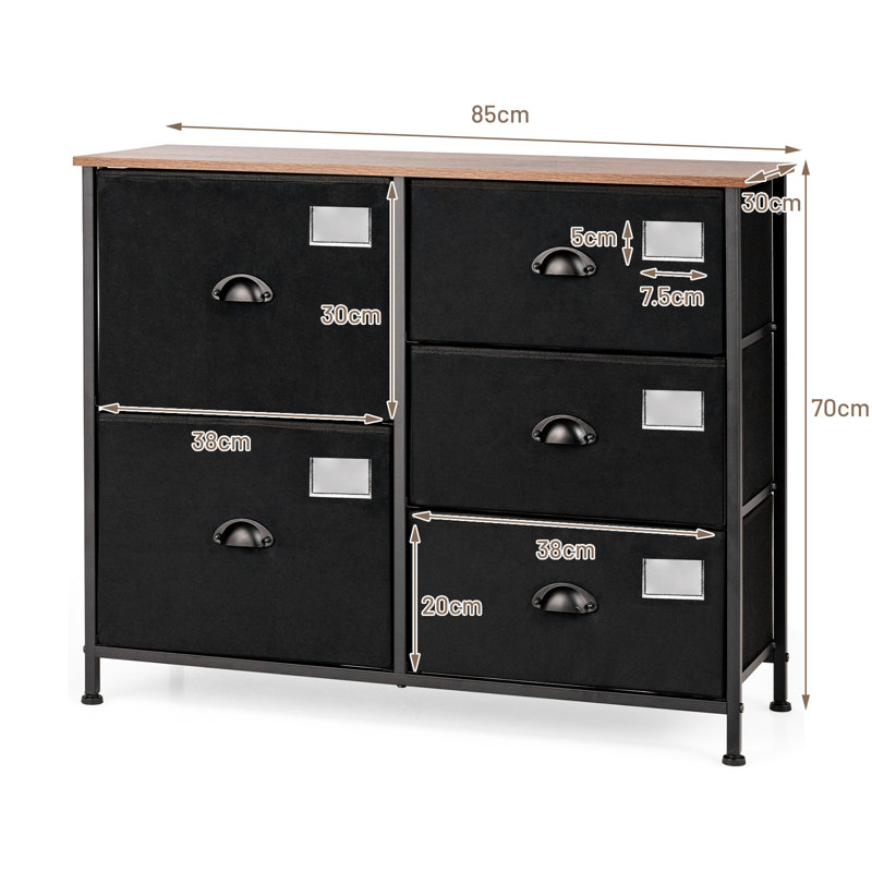 Phillis 5 Drawer Dresser