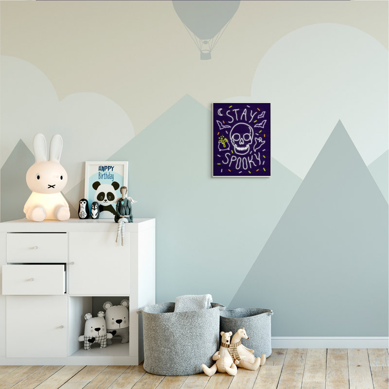 Stay Spooky Quote, H 15 po x l 10 po x P 0,5 po, Plaque murale