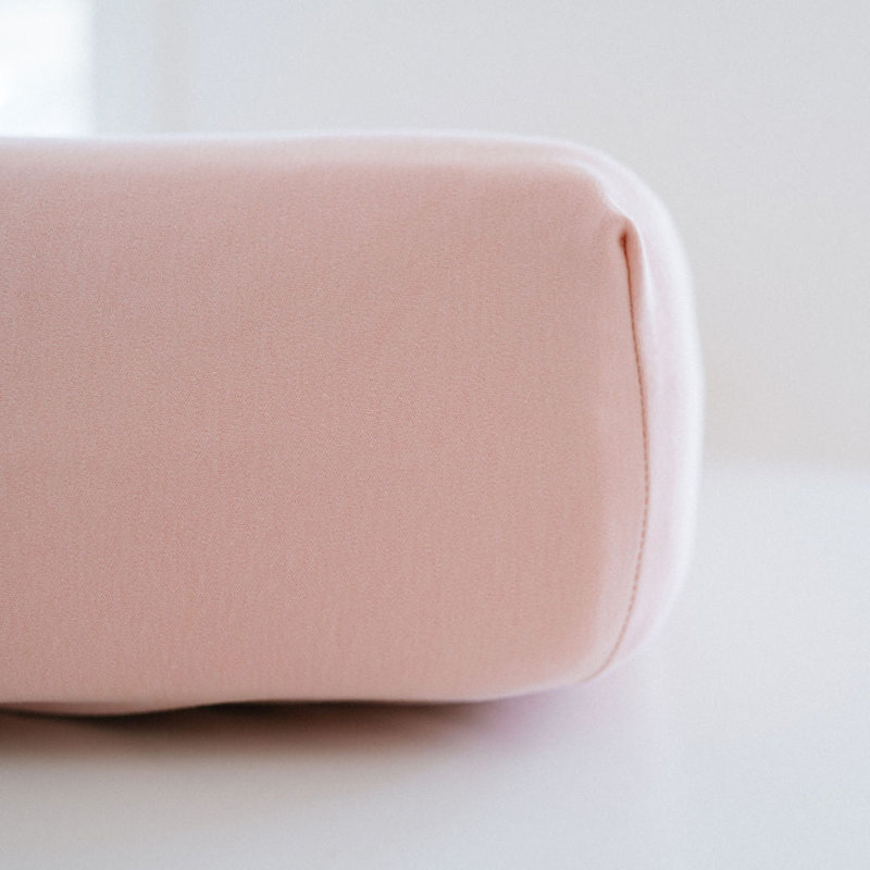 Waterproof Cotton Crib Sheet, Blush