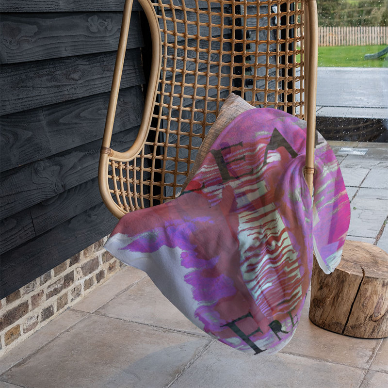 Reber Quilted Blanket, Pink