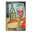 «Red Wine and Cheese» par Tim Nyberg, art mural en verre acrylique, 12 po x 16 po-766405115