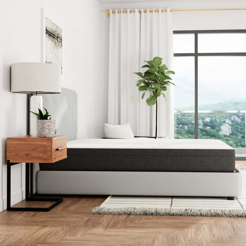 Matelas de 10 po en mousse viscoélastique imprégnée de gel à mémoire de forme, Double, 10.09"