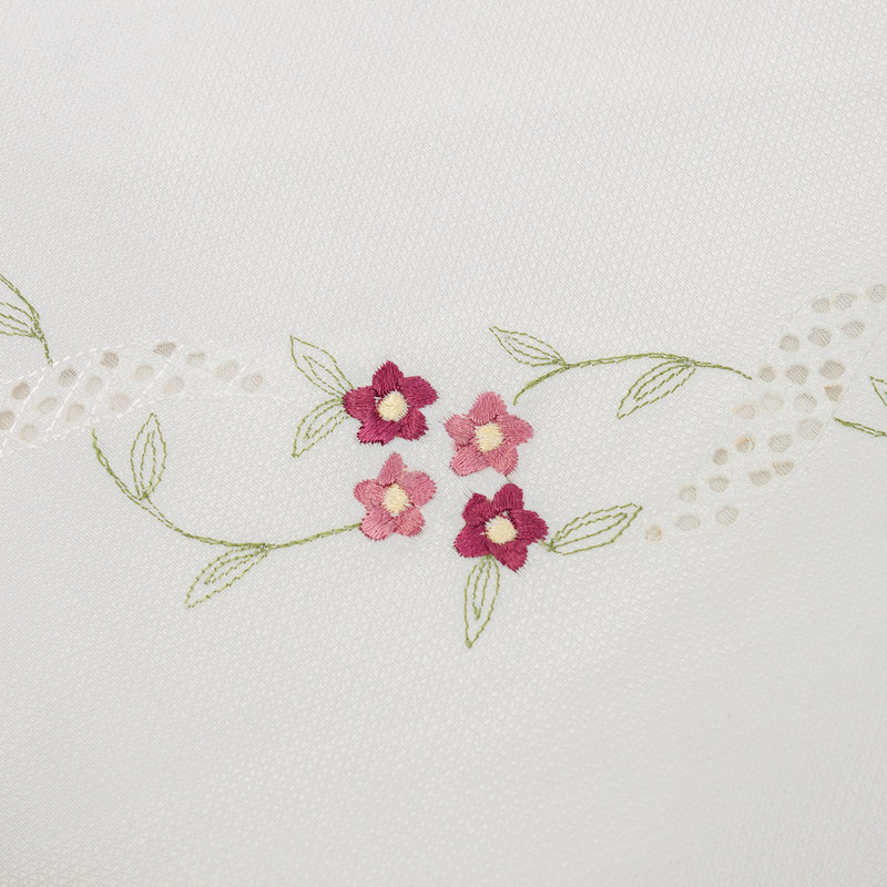 Floral Square Throw Pillow Cover, Pink