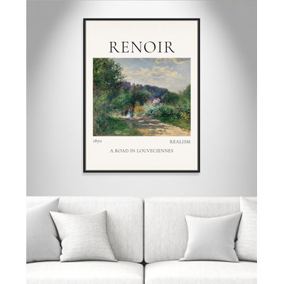 Old Masters Collection " A Road In Louveciennes " by Auguste Renoir
