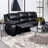 Brynden Upholstered Motion Reclining Sofa Black-934345298