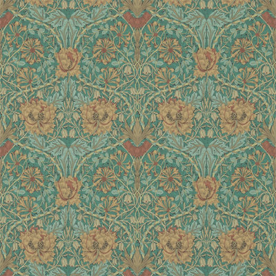 Honeysuckle & Tulip Wallpaper