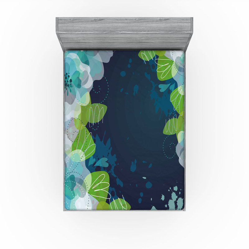 Ensemble de 2 drap-housse Ambesonne, Ensemble de draps pour lit très grand californien