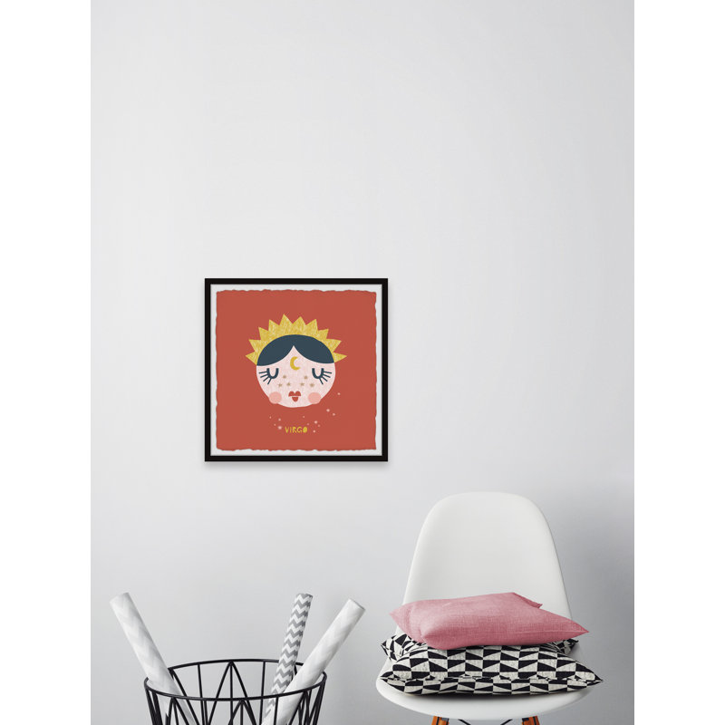 Virgo - Single Picture Frame Print, 30cm H x 30cm W