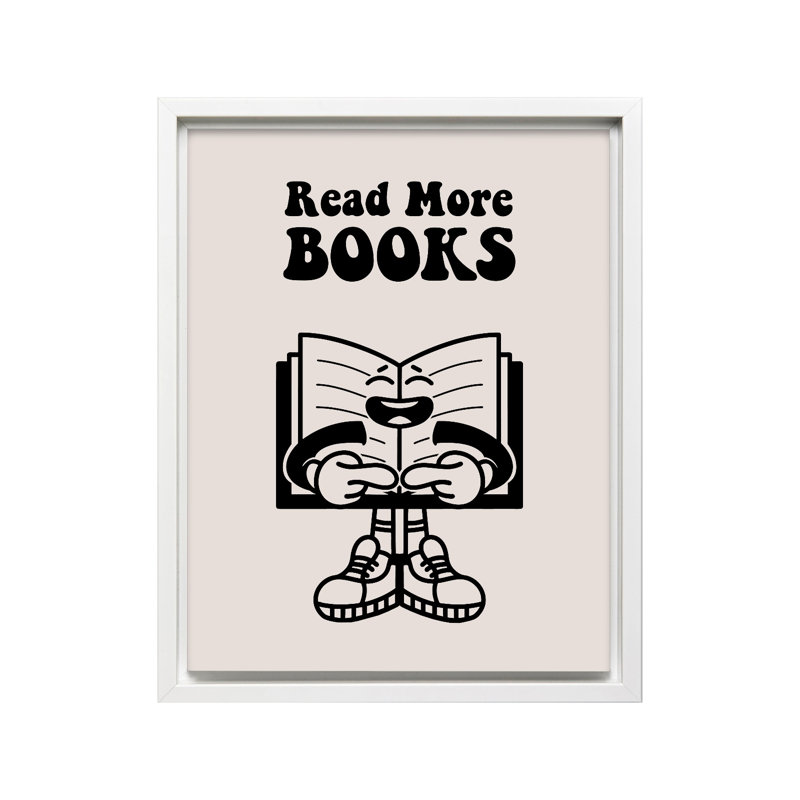 En savoir plus Livres No1, Canvas, H 18 po x l 24 po, Encadrement blanc
