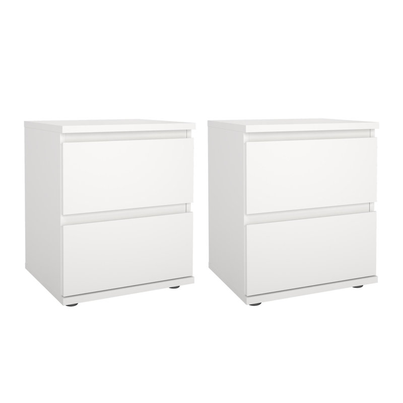 Ensemble de 2 tables de chevet 2 tiroirs l 15,83 po Aurora
