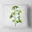 Square,Green Field Plant Foliage - Farmhouse Printed Throw Pillow-60158537