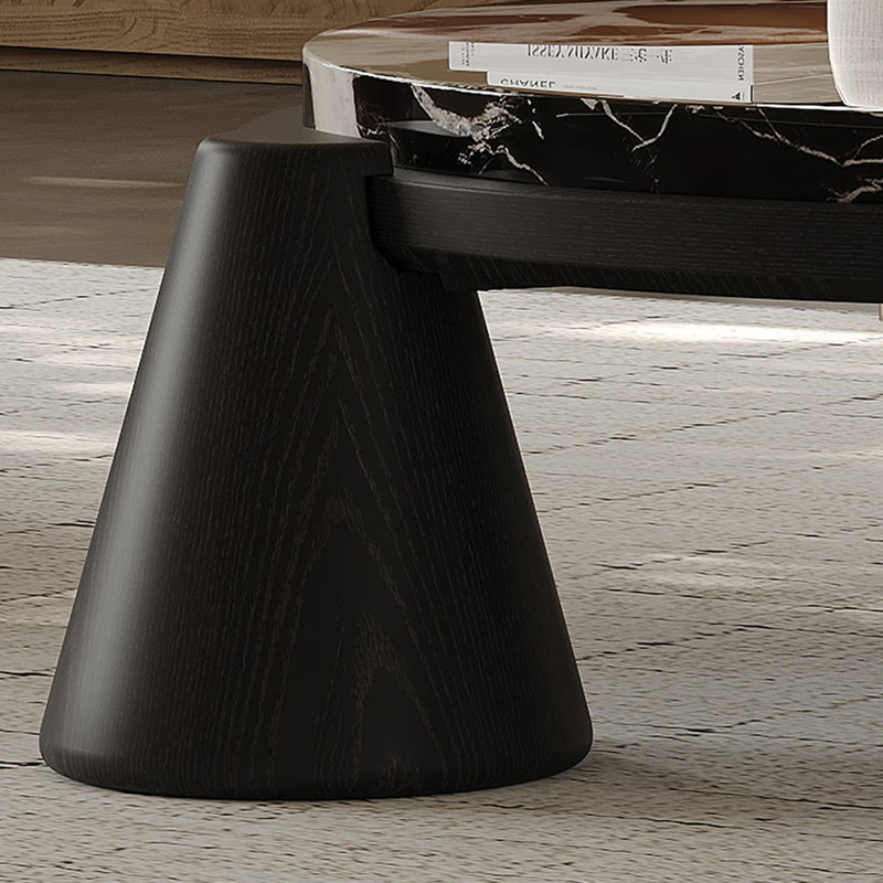 Ensemble de tables basses en marbre moderne