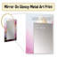 Or et rose moderne liquide formes I - miroir mural formes, miroir décoratif moderne, art imprimé en métal-311158730