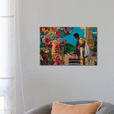 Morning Of The Red Bird by Romare Bearden - Wrapped Canvas Gallery-Wrapped Canvas Giclée
