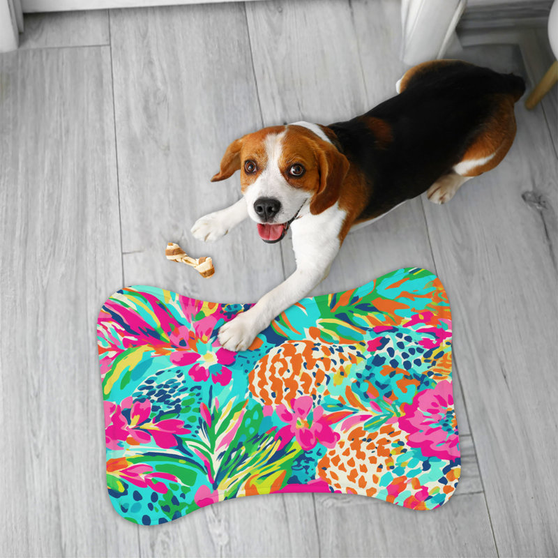 Preppy Wildcat Designs - Tapis d'alimentation en os 1 pièce