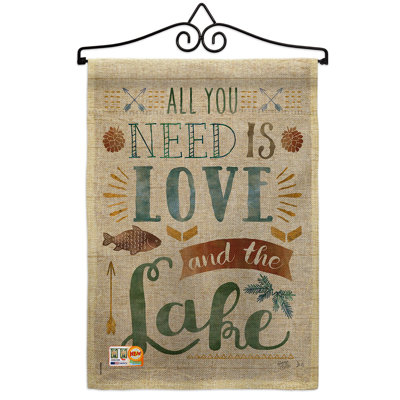 Double Sided 18.5'' H x 13'' W Polyester Garden Flag