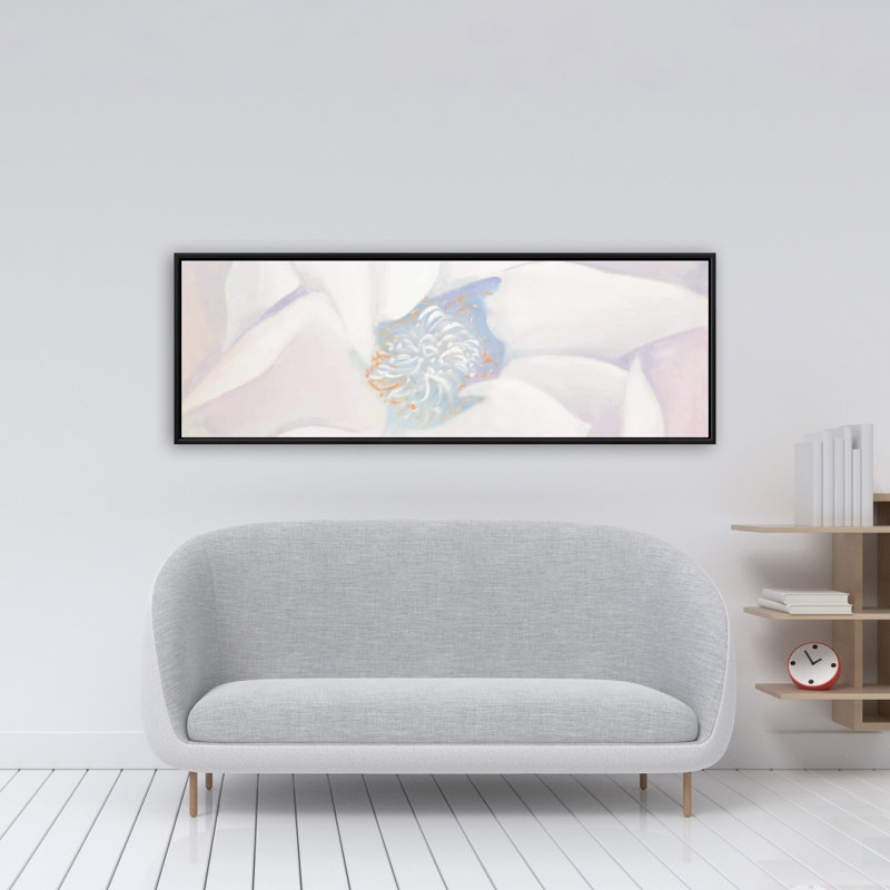 "Délicatesse" sur toile, H 16 po x l 48 po
