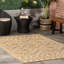 Tapis intérieur / extérieur beige Edras Southwestern-658603622