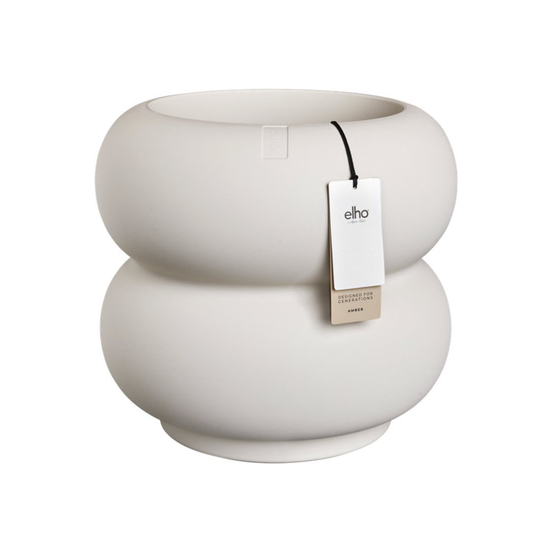 Elho Amber Roll Low 43cm, White