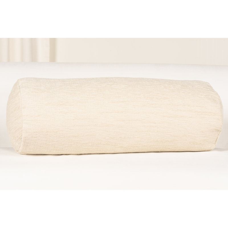 Coussin décoratif, Crème, Traversin H 8 po x l 39 po