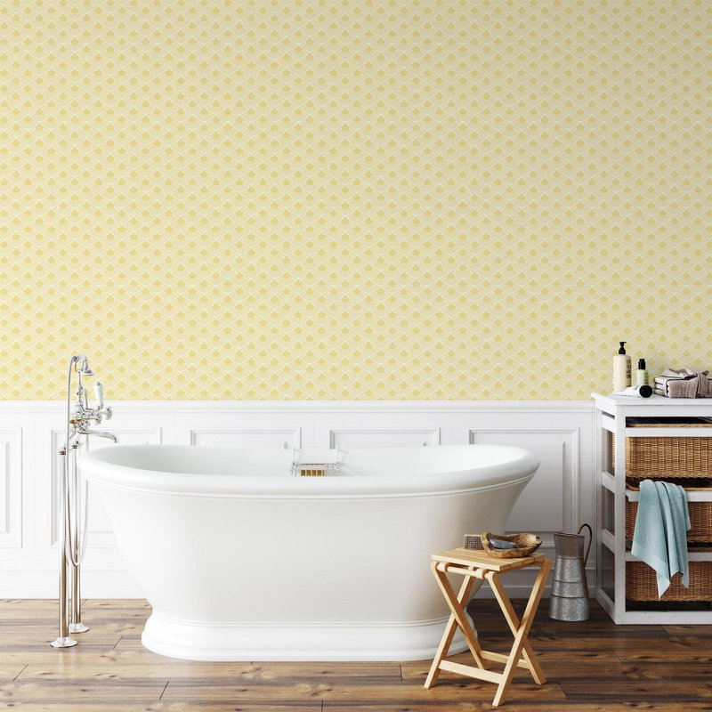 Don't Be Koi - Wallpaper by Julianne Taylor Style, Whale, Faux Grasscloth