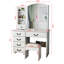 Meuble-lavabo moderne avec lumières et miroir