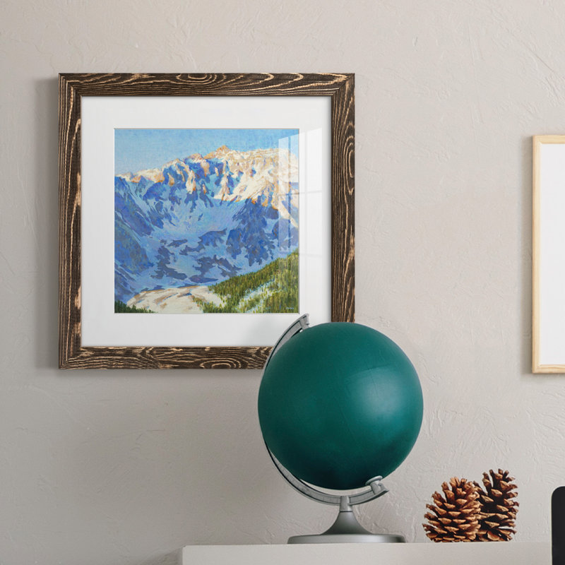 " Shadow Play ", Walnut Framed, 31.5" H x 31.5" W x 1.5" D