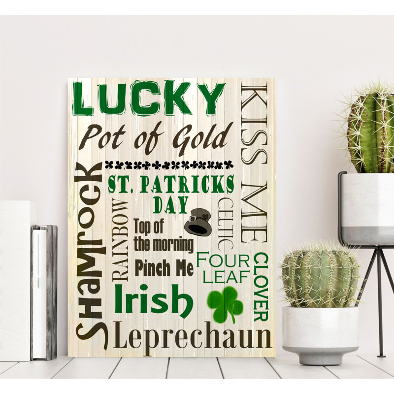 Luck of the Irish Gallery Wrapped Canvas