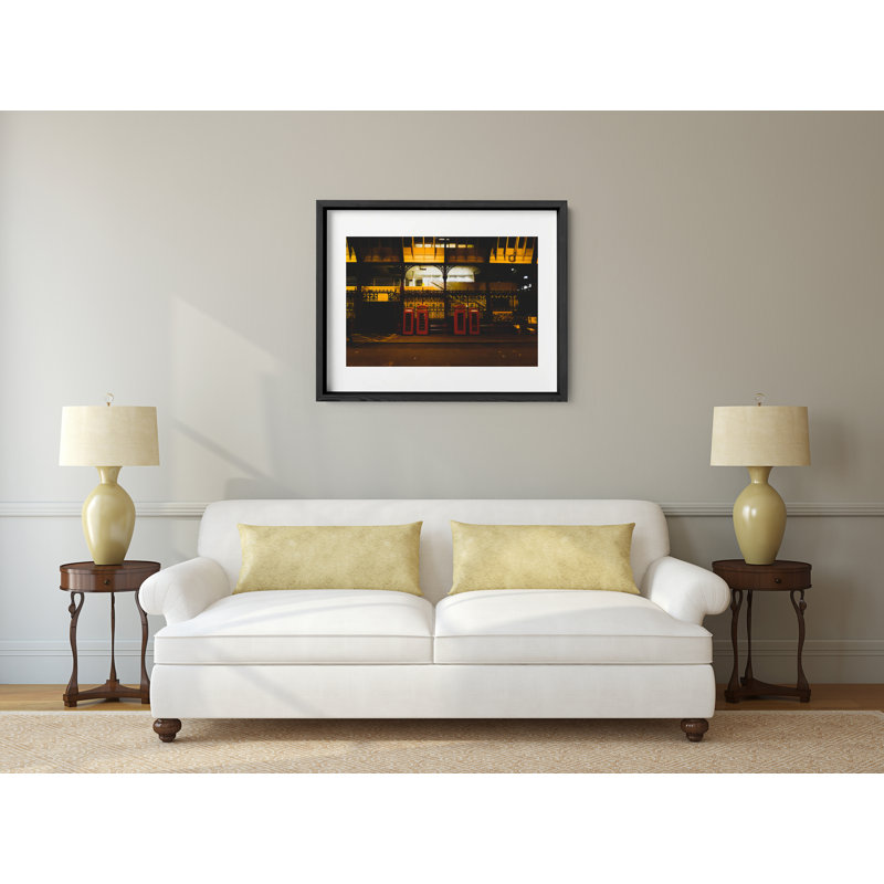 London Calling Print by Joseph Regan, Black, 14" H x 16" W x 0.75" D