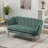 Shay 59.2" Flared Arm Curved Loveseat-1156710594
