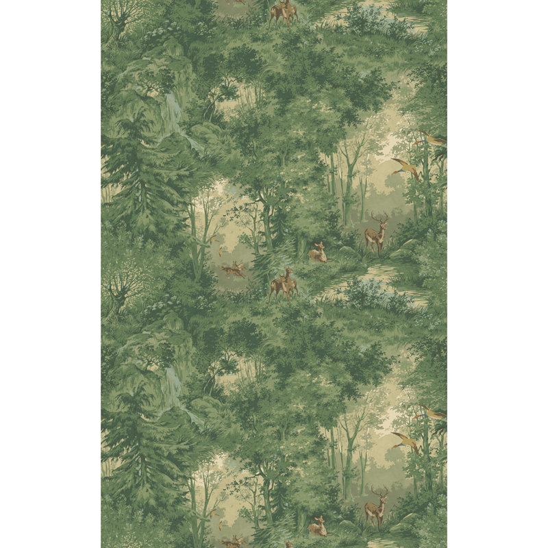 Grand Mulberry Woodland - Summer, 65" x 55", Spring