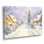 «Snowy Winter Village In Canada III - Winter Landscape», art mural