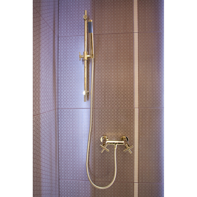 Apollo Double Exposed Shower Valve, Gold
