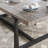 Horncastle Pine Solid Wood Top Metal Base Dining Table