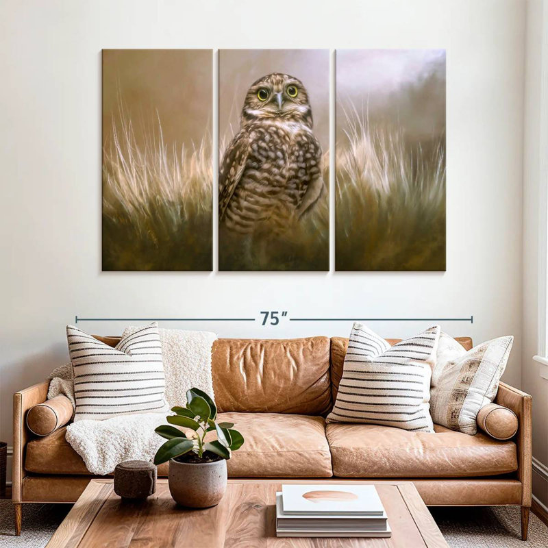 Brampt Owl Be Seeing You, 42" H x 65" W
