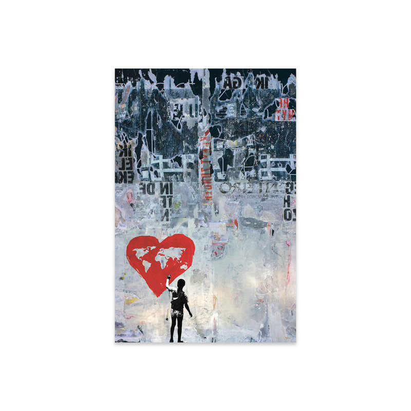 «Wild World» - Impression, Sans cadre, H 24 po x l 16 po x P 0,25 po