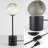 18" Artistic Glass Table Lamp with Hand-Blown Globe Shade, Soft Glam, Modern Accent Lighting for Bedroom, Living Room & Apartment Decor-1038645439