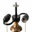 19.69-inch Large Vintage Glass Table Lamp with Antique Bronze Base -231104608