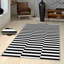 Tapis tissé élégant, 5,2 x 7,5 pieds | 100% polyester, hauteur des poils de 0,3 po, antibactérien, envers en PVC antidérapant | Lavable à la machine, impression numérique 3D | Parfait pour le salon, la chambre à coucher et la décoration intérieure-496231461