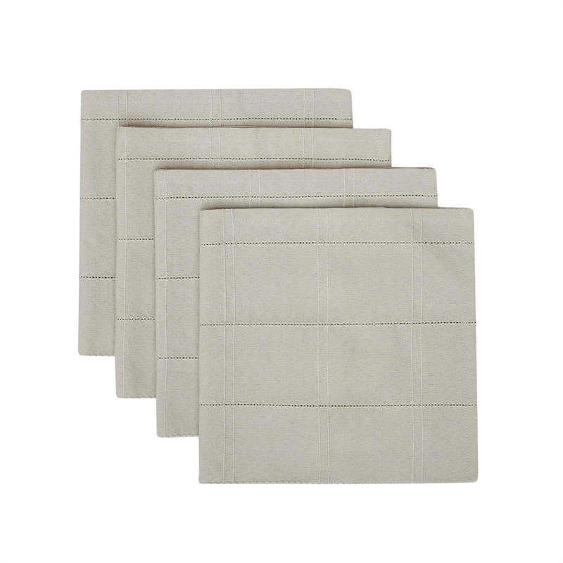 Izod Chadwick 4-Pack Napkin Set, Tan