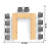 10 Person Training Meeting Seminar Tables with Modesty Panels and 10 Chairs Complete Set