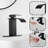 Single-handle Bathroom Faucet with Drain Assembly-69315639