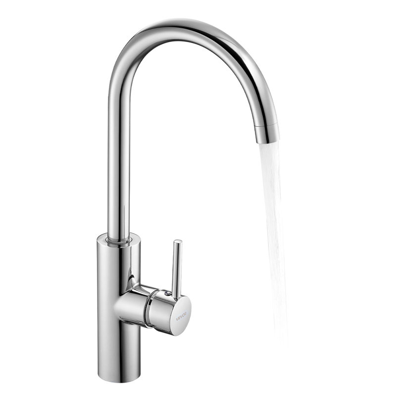 Touchless Kitchen Bar Faucet Chrome Plated 9/16in Pipe Motion Sensor