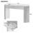 TREXM Entryway Table With Fluted Design